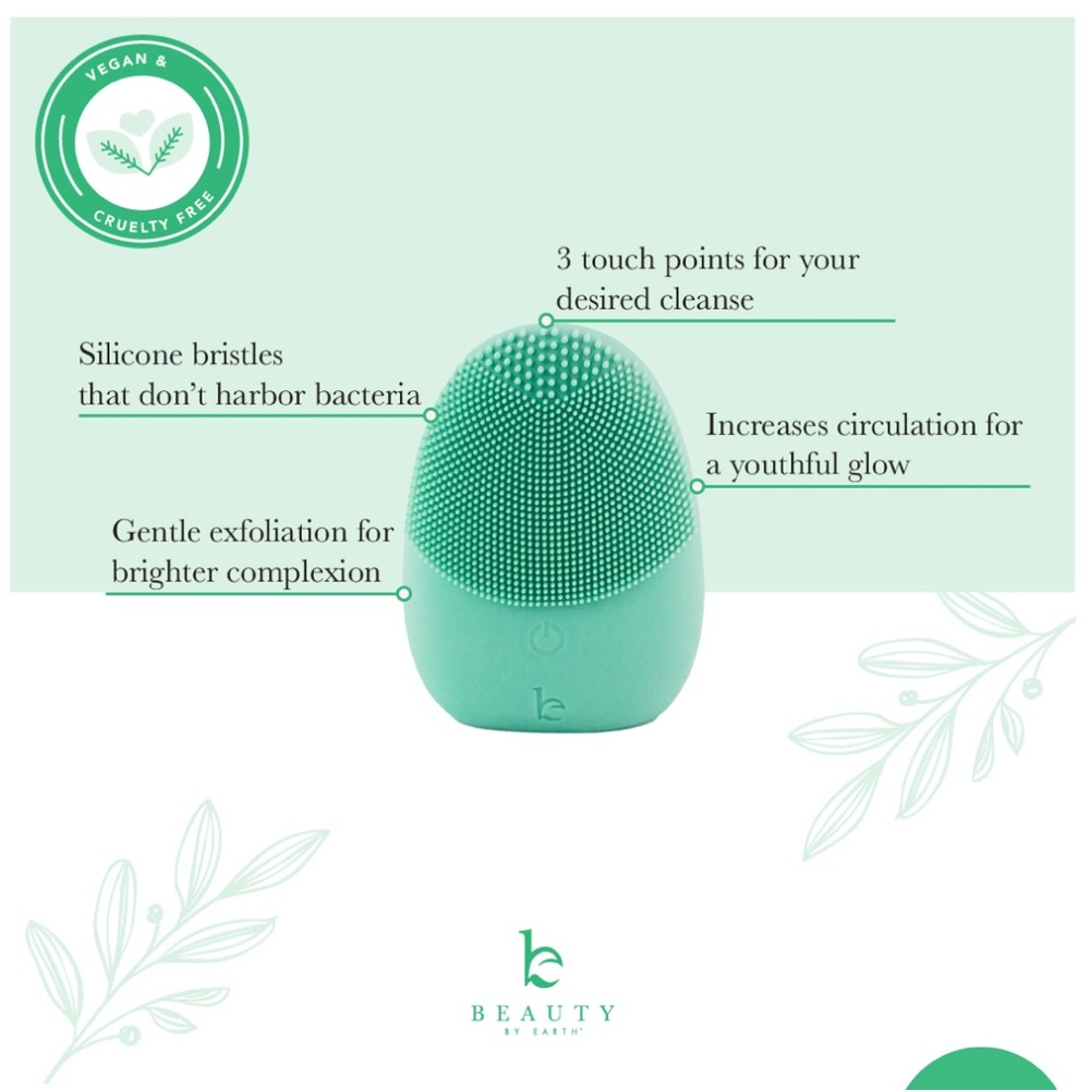 New Beauty By Earth Facial Cleansing Brush